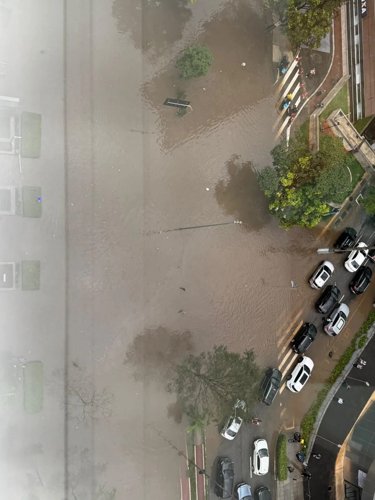 Chuva forte alaga ruas de SP, invade Terminal Bandeira e deixa cidade em atenção